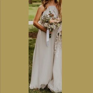 Birdy Grey “Jules” bridesmaid dress in color Dove Gray, size small